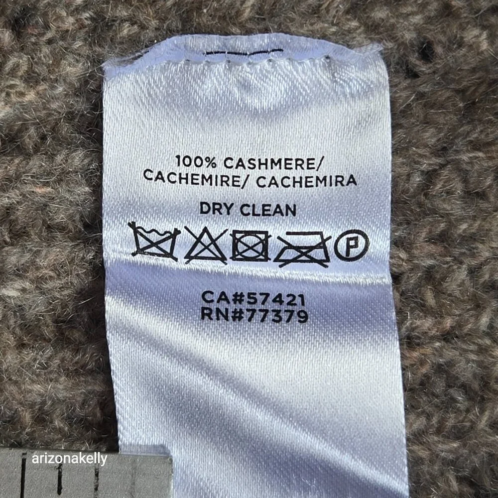 NWOT Ann Taylor Flecked Cashmere Ribbed Hoodie Thick - Picture 10 of 14